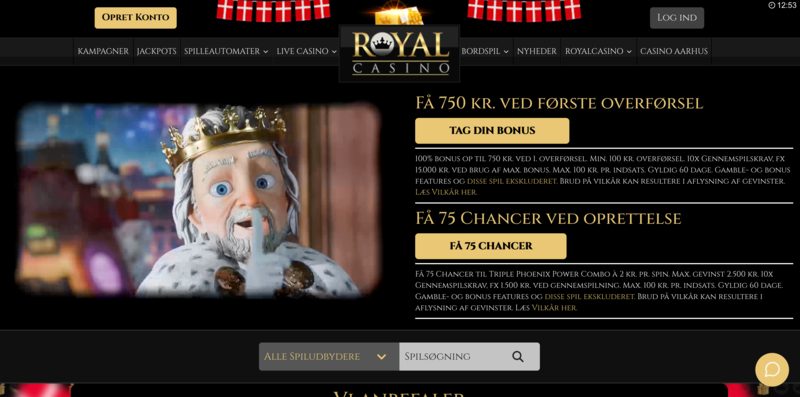 Royal Casino med dansk licens